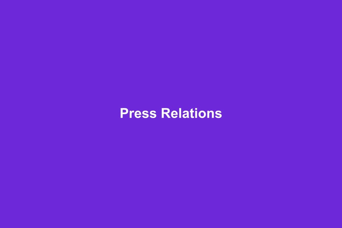 Relations Presse Tech